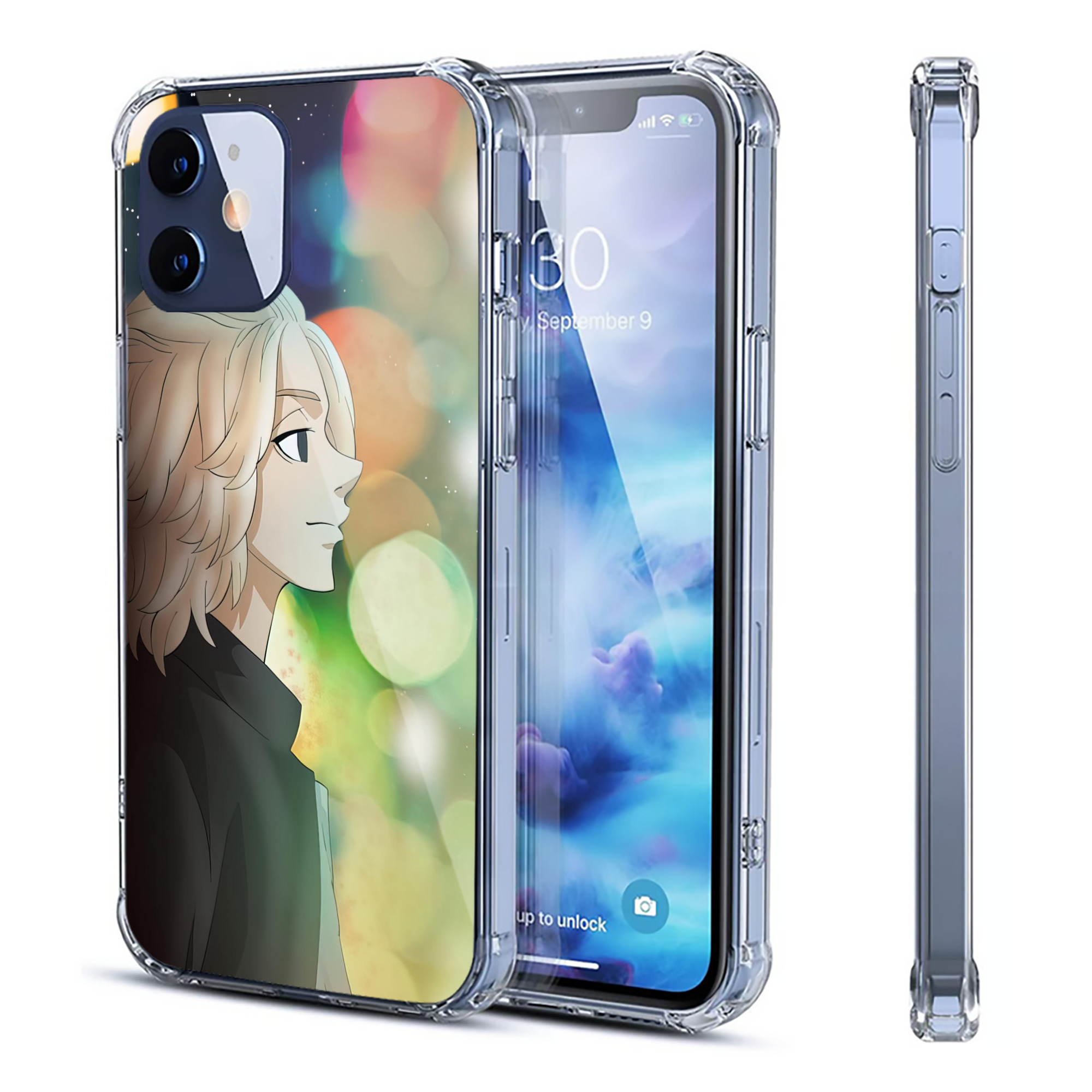 （画像用） 東京リベンジャーズ Tokyo Revengers 【iPhone 12シリーズ対応】透明スマホケース（クリアソフトケース）